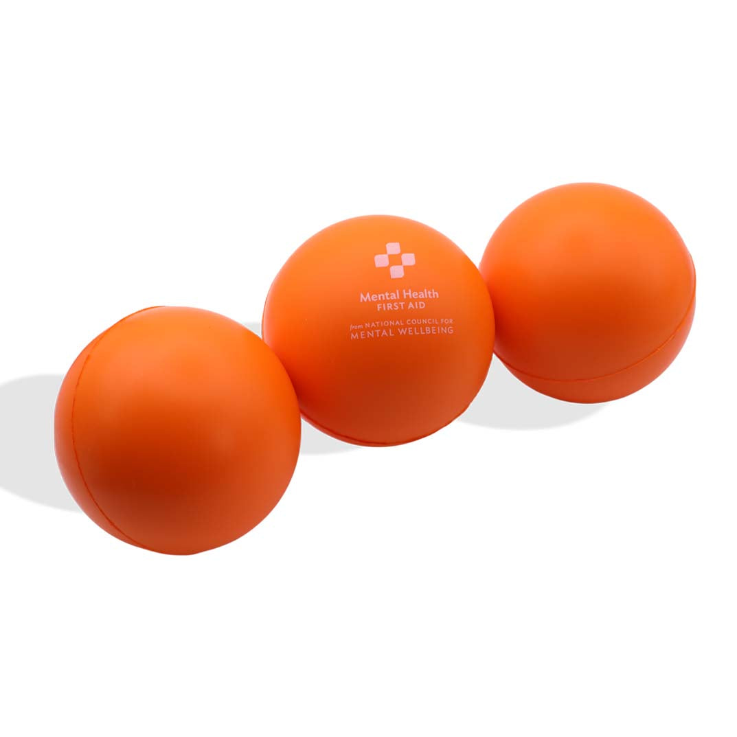 Mental Health First Aid Logo Stress Ball